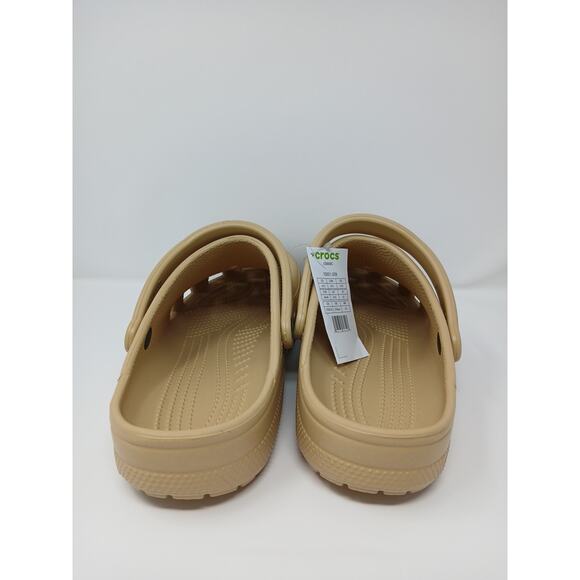 Crocs Classic Wheat Beige Sandal Slip-On Slide Slipper Men\'s Sz US 13 10001-209 main image 8